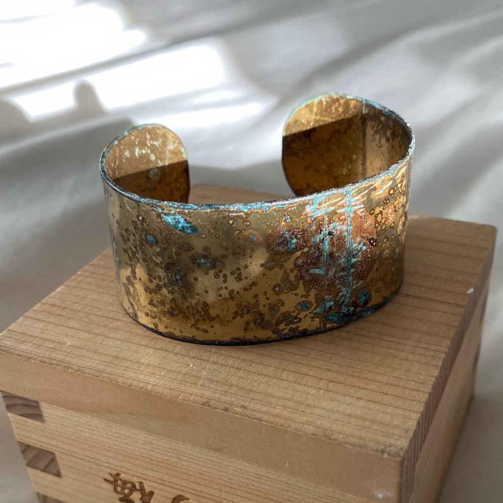 Salvaged metal cuff